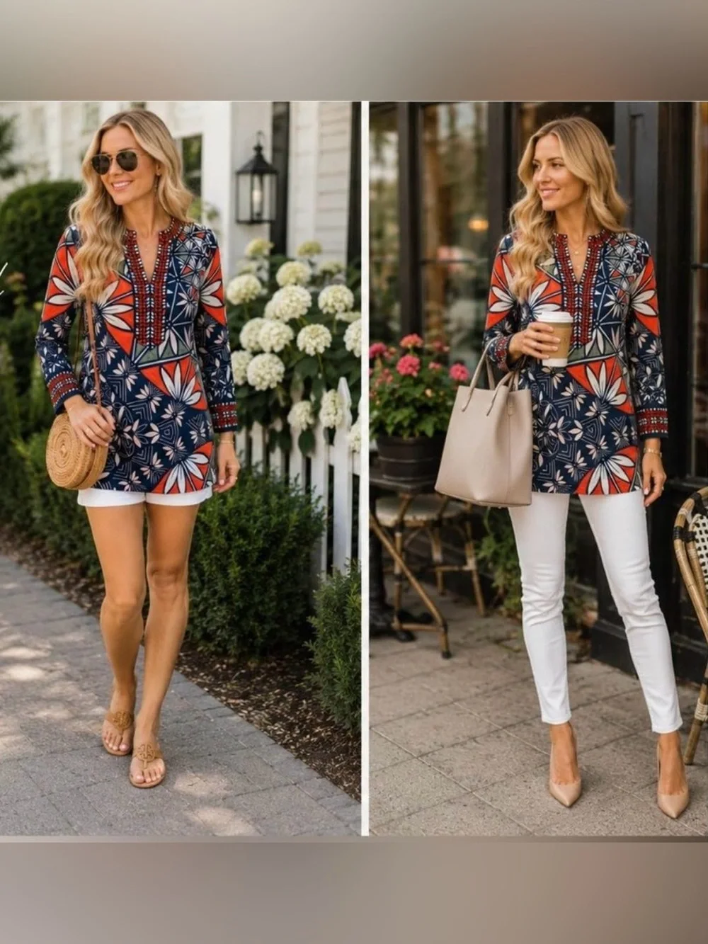 Tory Burch graphic floral